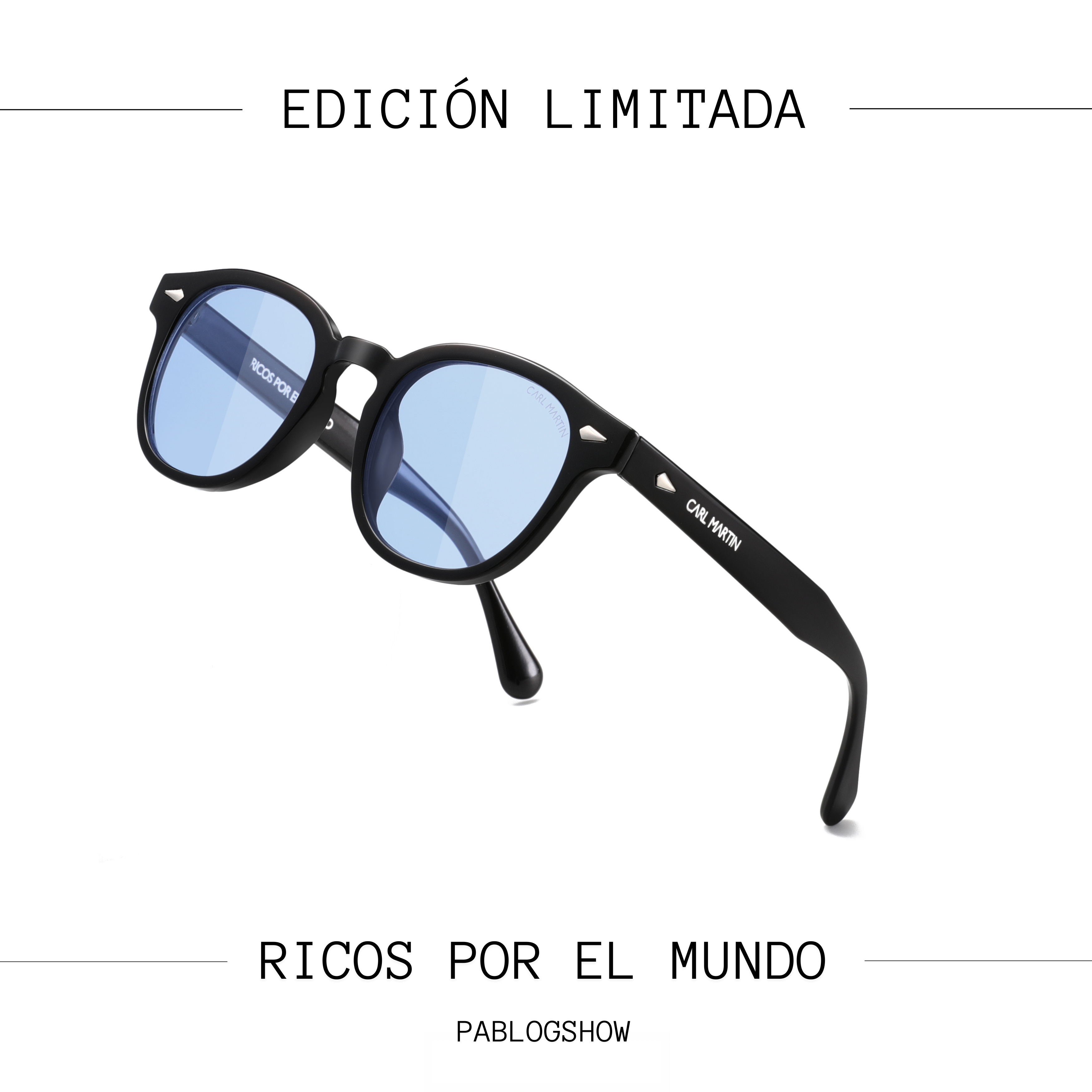 RICOS POR EL MUNDO (lentes azules)